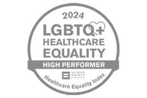LGBTQ+ Healthcare equality logo