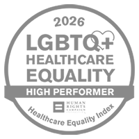 LGBTQ+ Healthcare equality logo